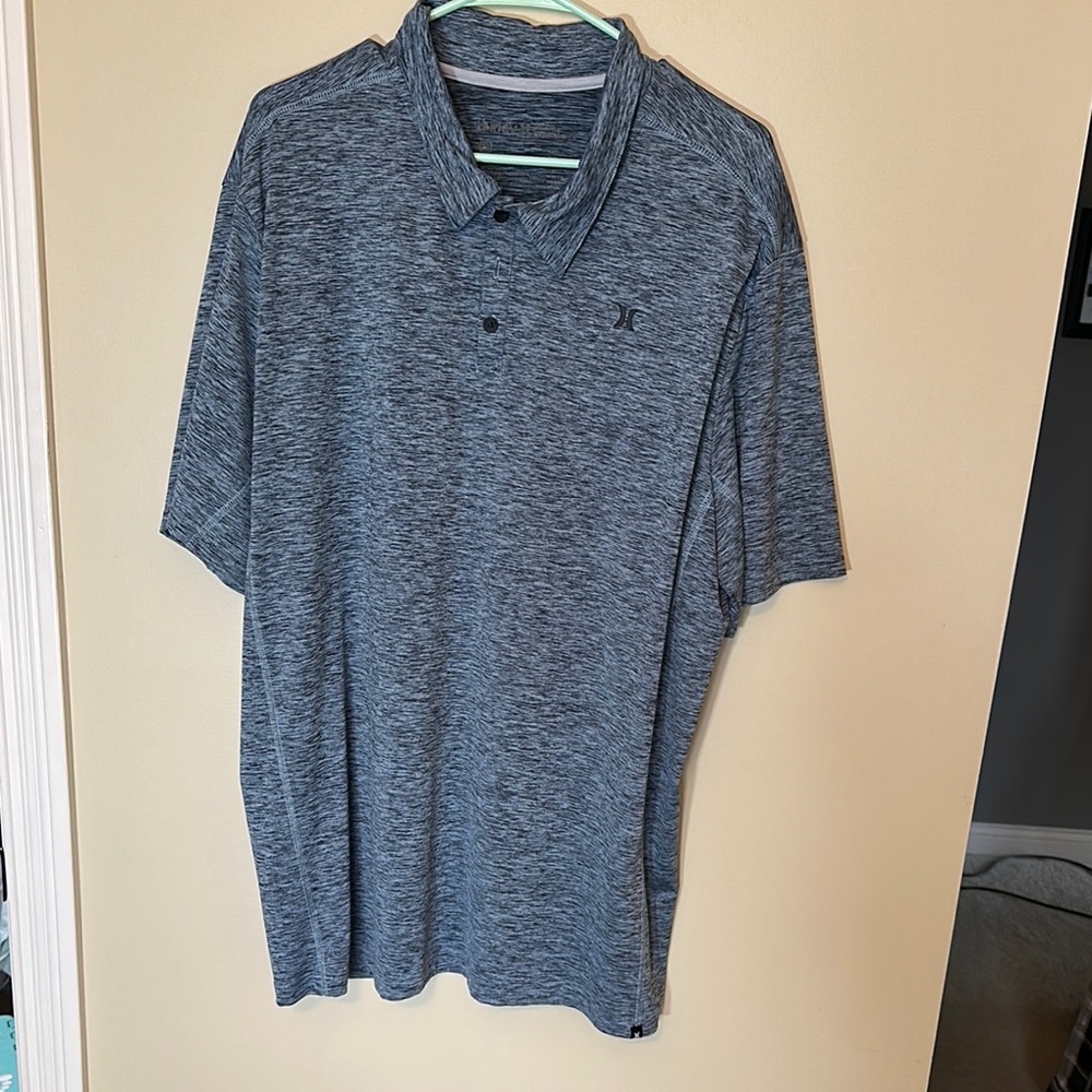Men's Hurley Blue Polo Shirt
